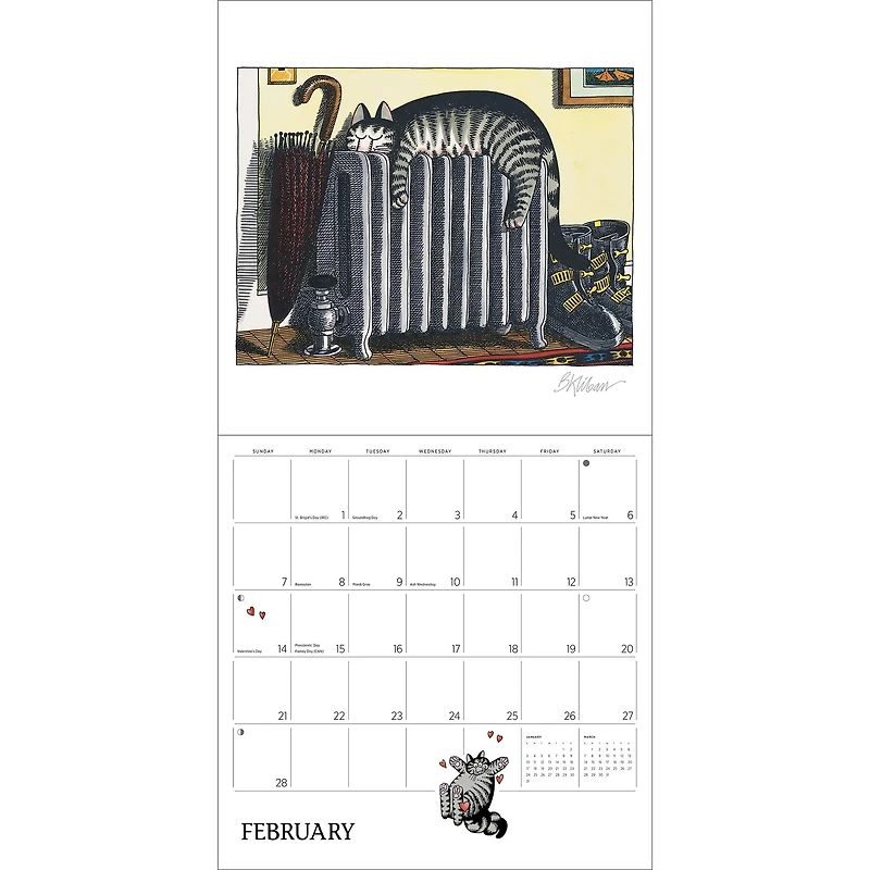 B Kliban Cat 2027 Special Edition Wall Calendar