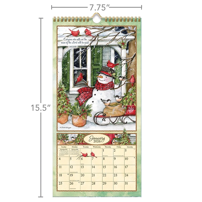 Bountiful Blessings 2026 Slim Calendar - Online Only
