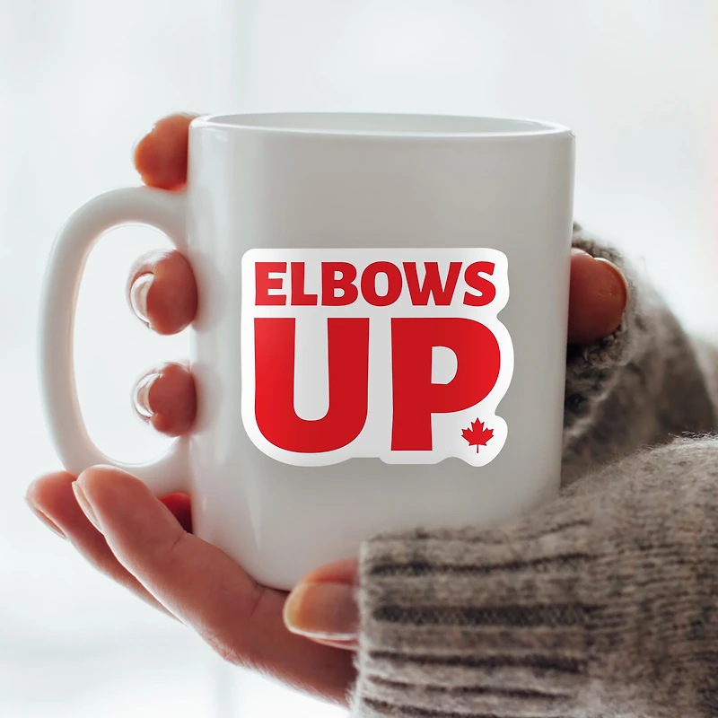 Elbows Up! Vinyl Sticker