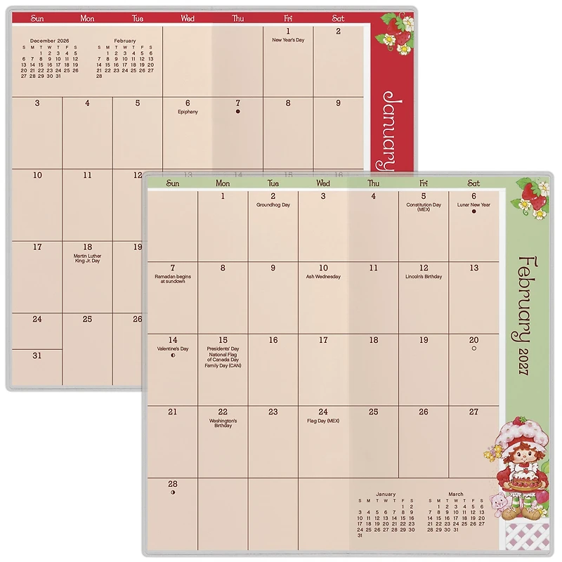 Strawberry Shortcake 2027-2028 2-Year Pocket Planner
