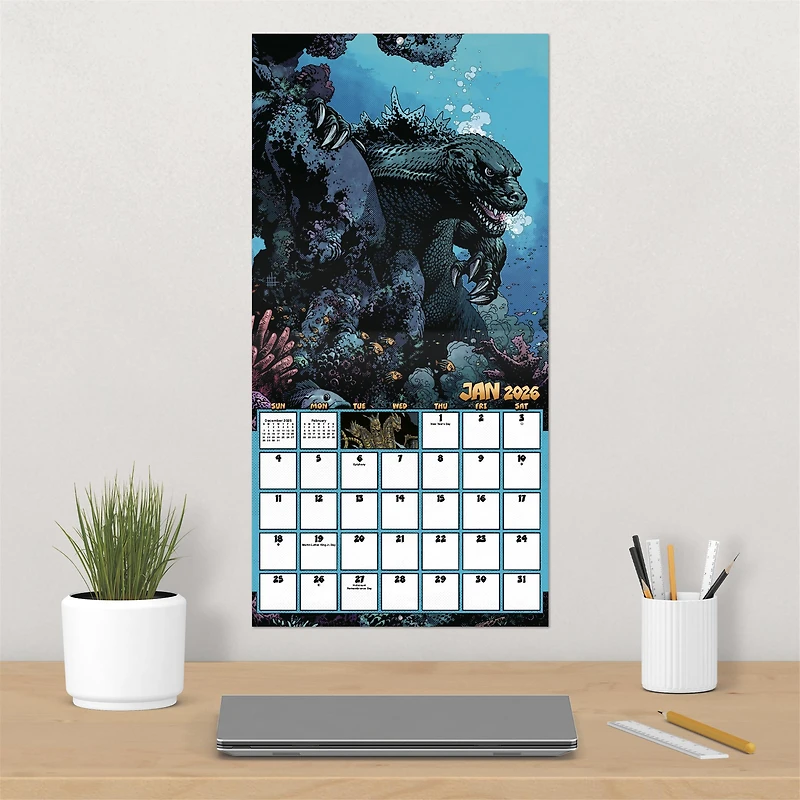 Godzilla Classic 2026 Wall Calendar - Online Only