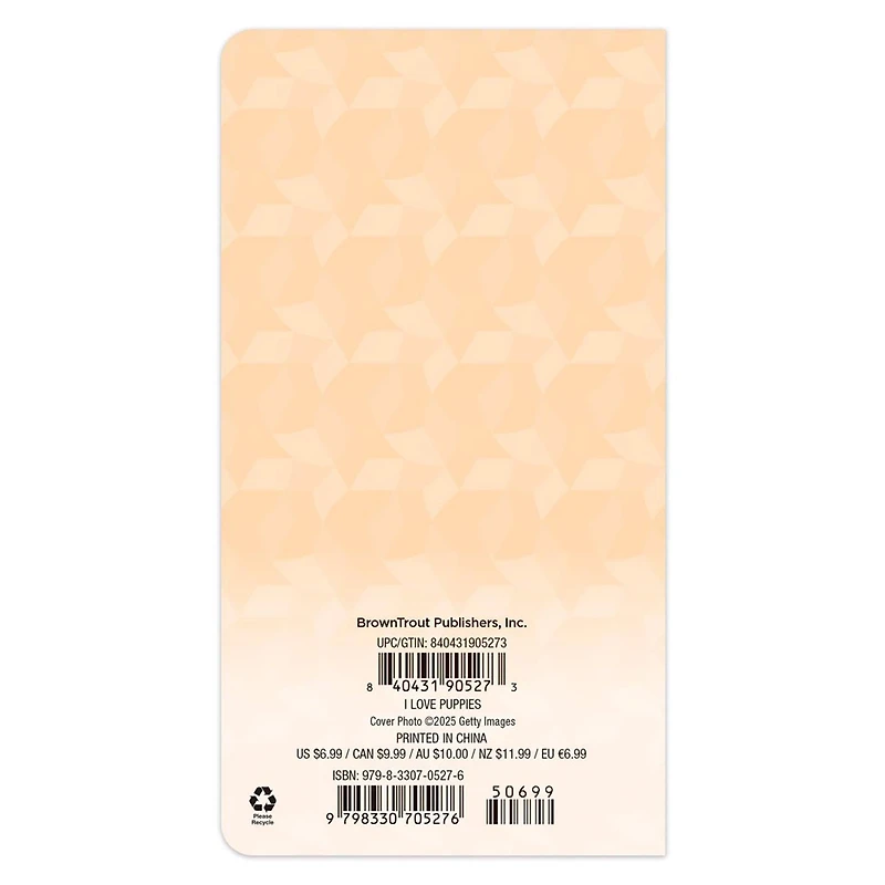 Puppies I Love 2026 2 Yr Pocket Planner Calendar
