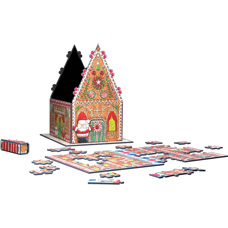 Gingerbread House 3D Puzzle 302 Pieces
