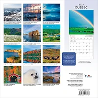 Québec 2027 Wall Calendar