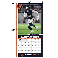 NFL Chicago Bears 2026 Wall Calendar - Online Only