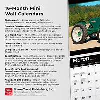 Tractors 2026 Mini Calendar