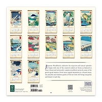 Japanese Woodblocks 2027 Wall Calendar - Online Only