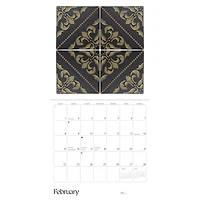 Arts And Crafts Tiles 2026 Wall Calendar - Online Only