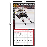 NHL Chicago Blackhawks 2026 Wall Calendar