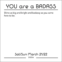 You Are A Badass 2026 Box Calendar