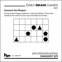 Daily Brain Games 2027 Box Calendar - Online Only