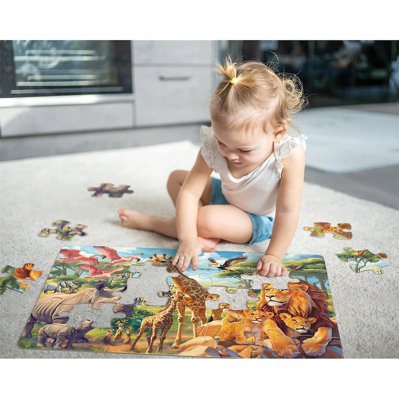 African Plains 35 Piece Floor Puzzle - Online Only