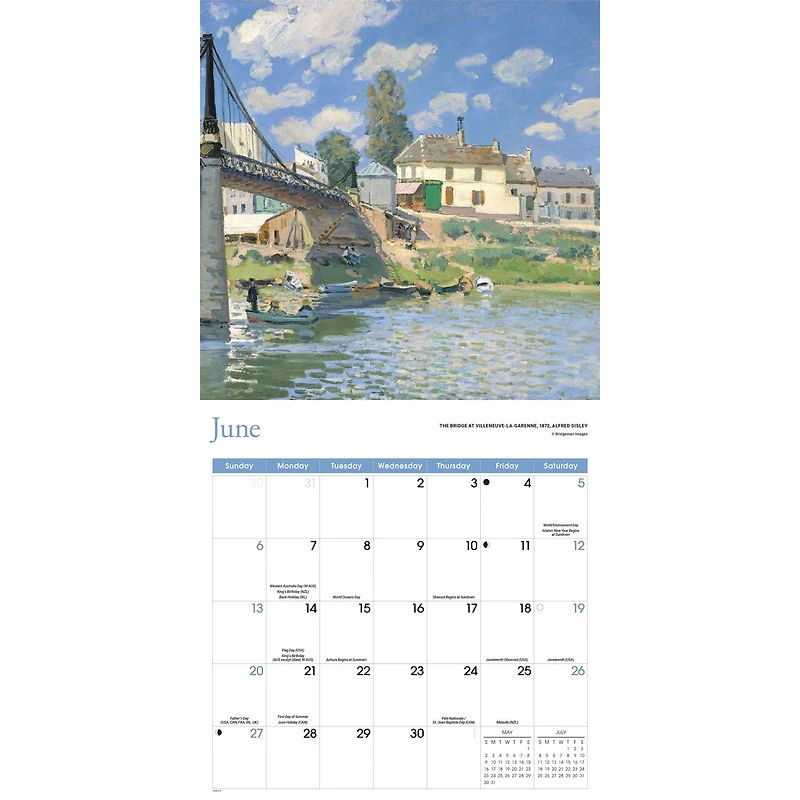 Impressionist 2027 Wall Calendar