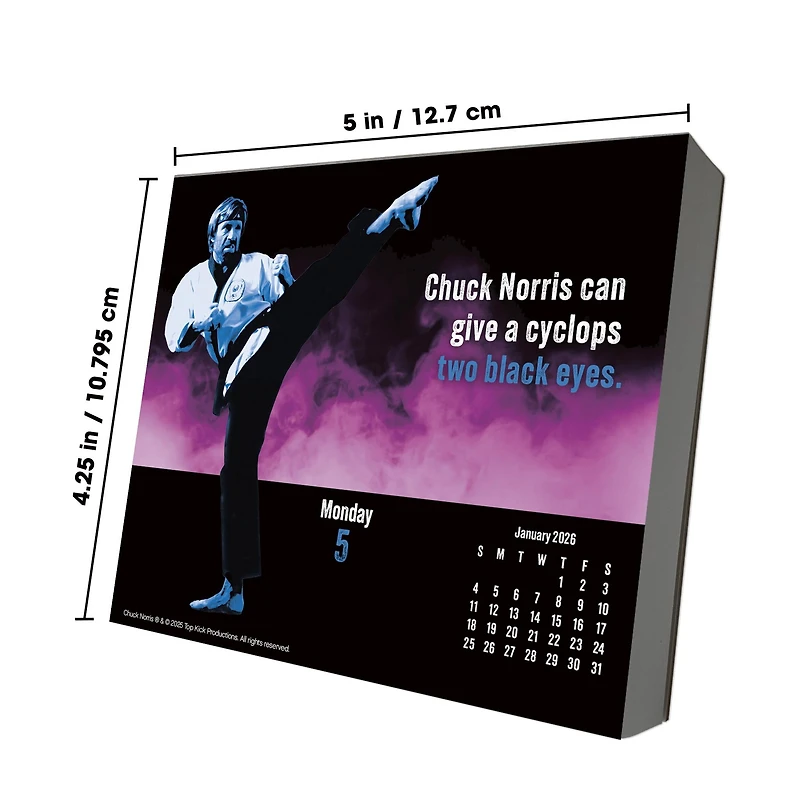 Chuck Norris 2026 Box Calendar