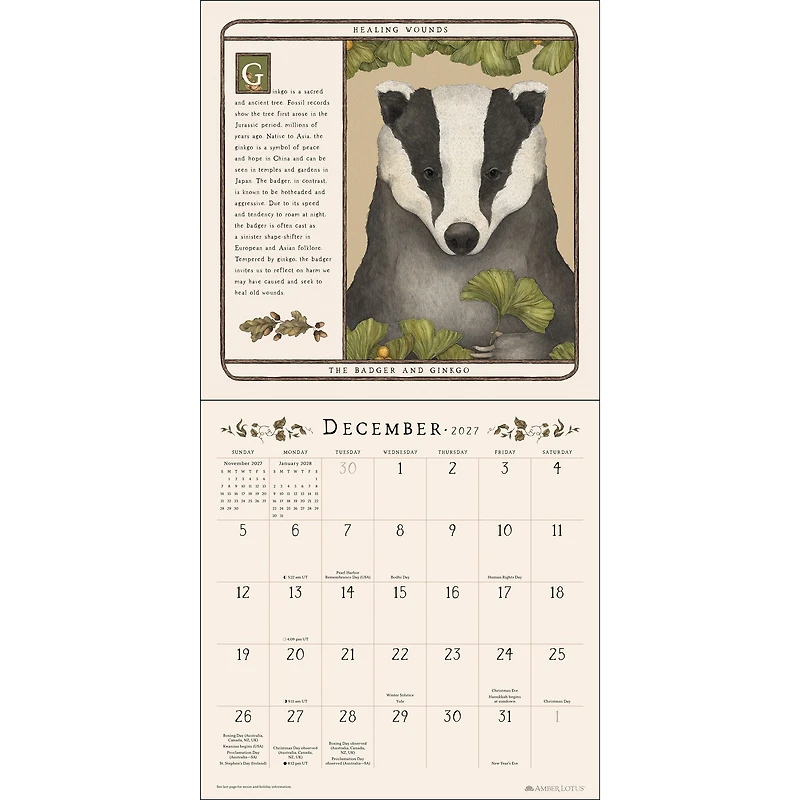 Woodland Wardens 2027 Wall Calendar - Online Only