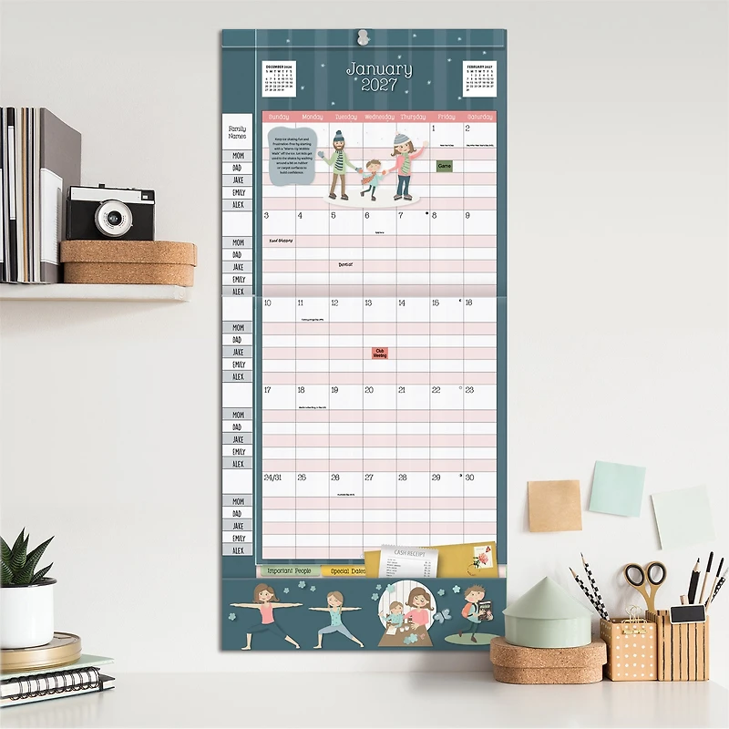 Moms Plan-It 2027 Wall Calendar - Online Only