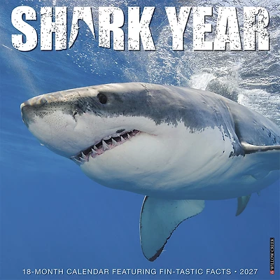 Shark Year 2027 Wall Calendar