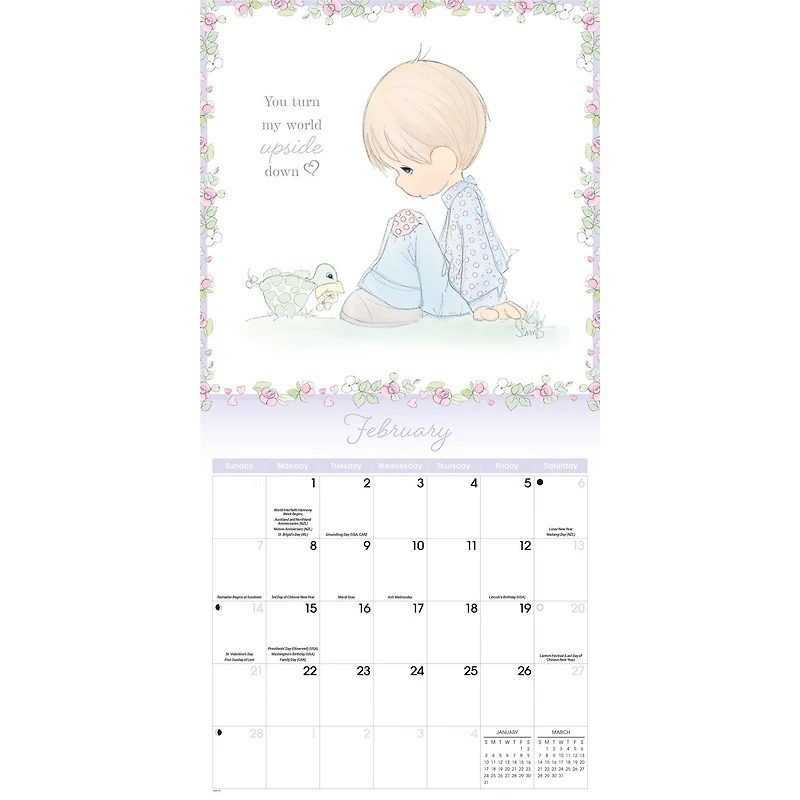 Precious Moments 2027 Wall Calendar