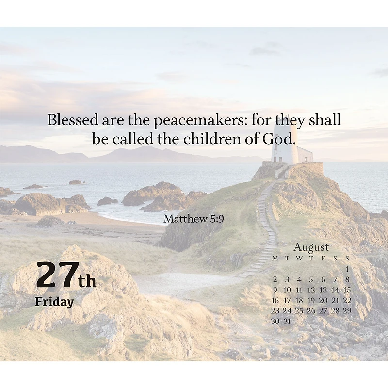 Bible Verses 2027 Box Calendar