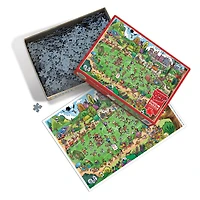 Offside Antics Doodletown 1000 Piece Puzzle