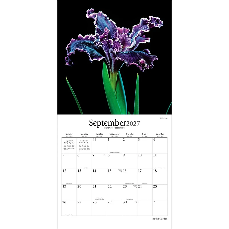 In the Garden 2027 Wall Calendar