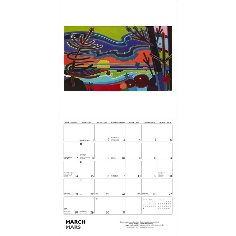 Darlene Kulig 2027 Wall Calendar