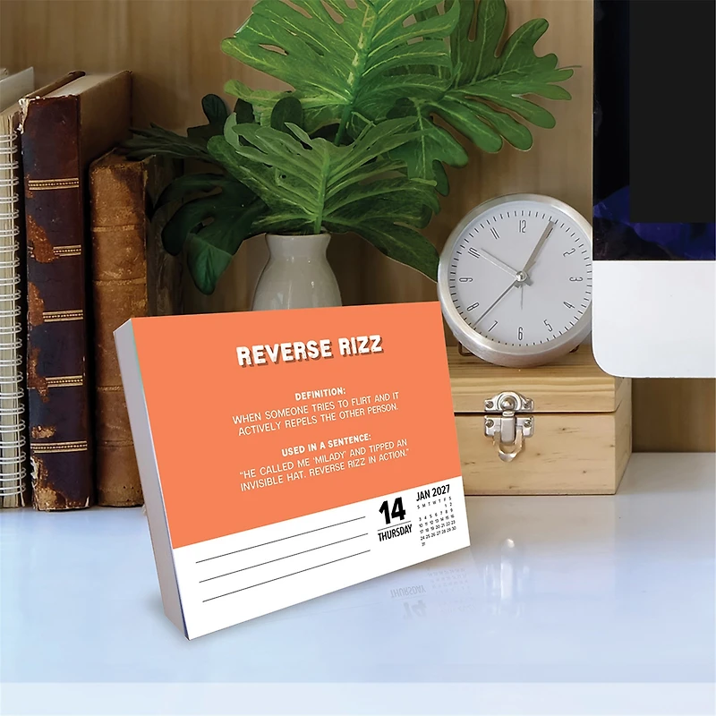 Gen Z Slang 2027 Box Calendar