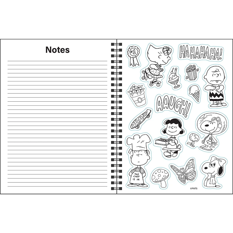 PEANUTS® Monthly/Weekly 2027 Coloring Engagement Calendar