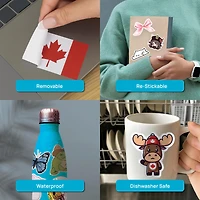 Cute Moose Vinyl Sticker