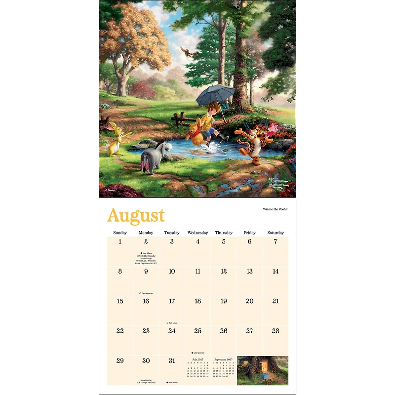 Thomas Kinkade Disney Dreams Collection 2027 Mini Calendar
