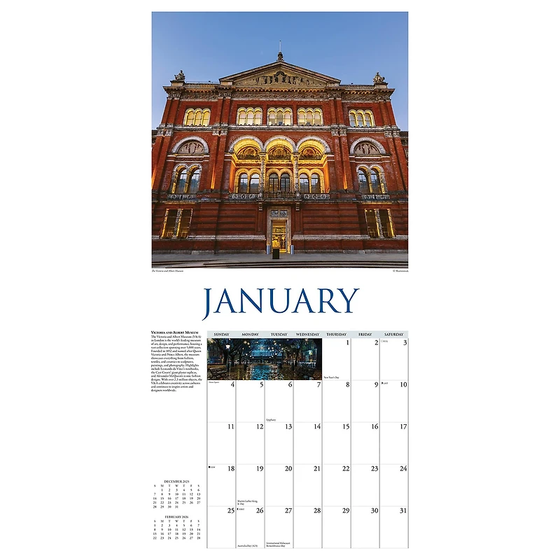 Walk In London 2026 Wall Calendar - Online Only