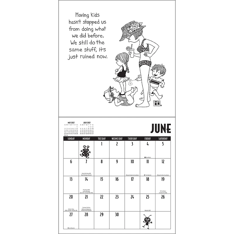 Mary EngelDark 2027 Wall Calendar - Online Only