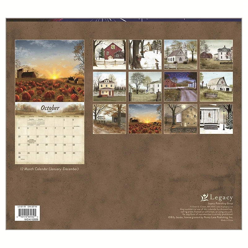The Road Home 2027 Wall Calendar - Online Only