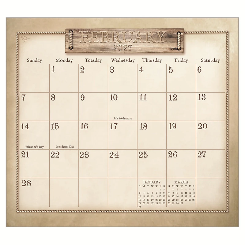 Home On the Range 2027 Wall Calendar