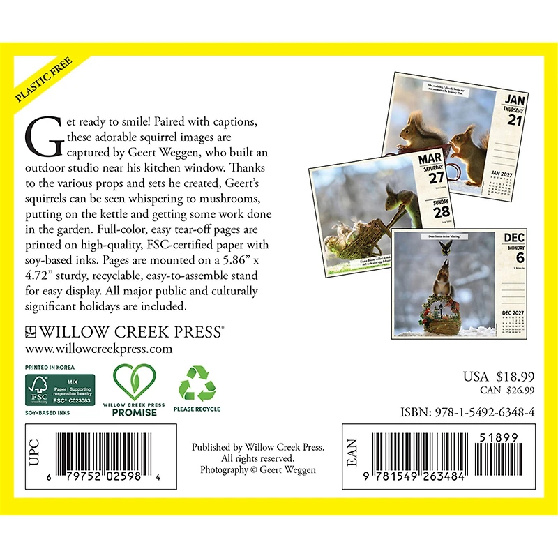 Gettin' Squirrelly 2027 Box Calendar