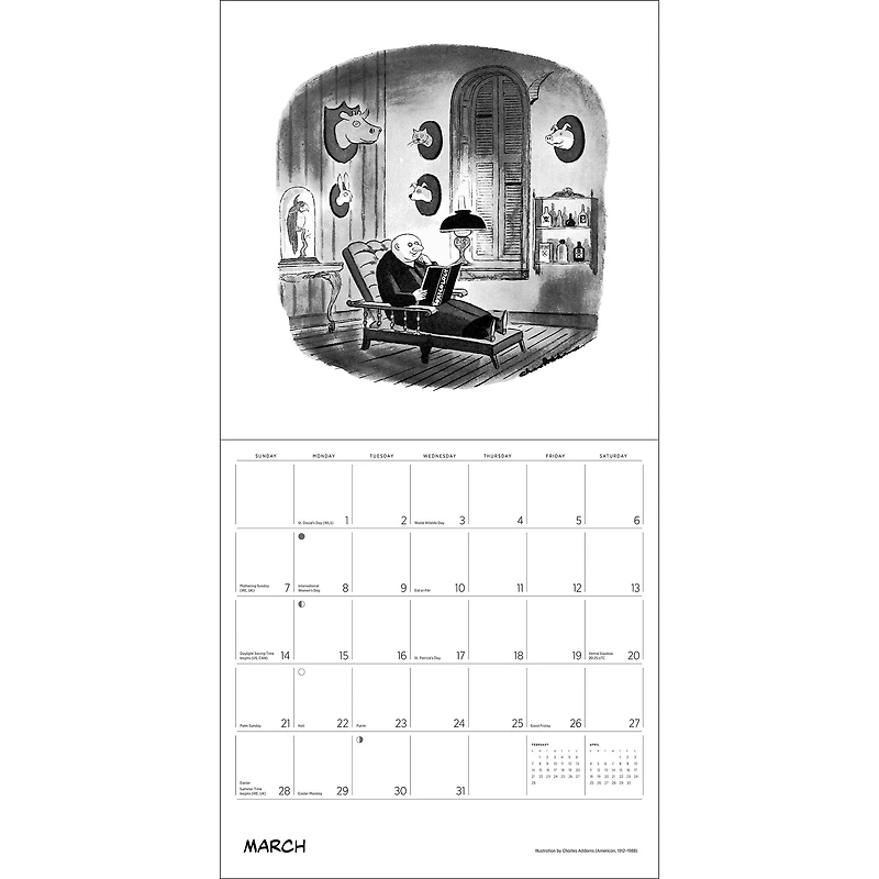 The Addams Family 2027 Wall Calendar - Online Only