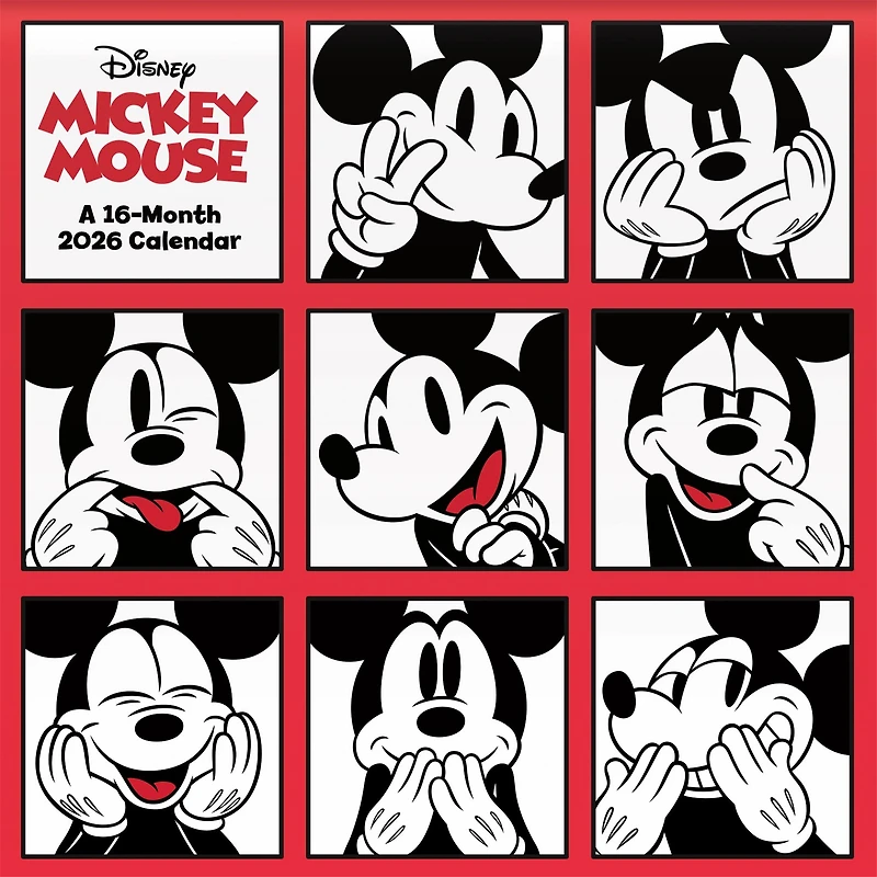 Mickey Mouse 2026 Wall Calendar