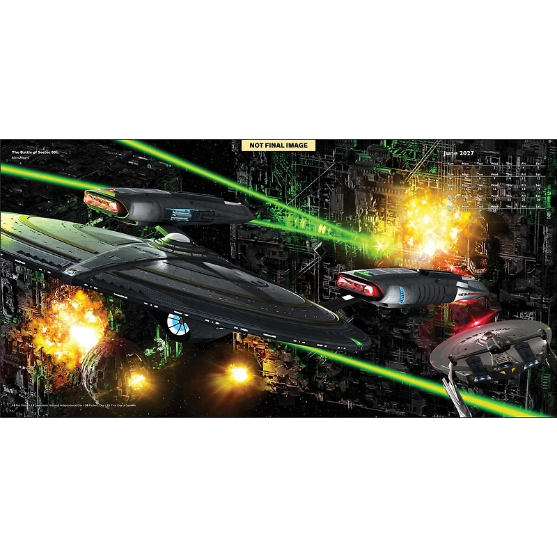 Star Trek Ships of the Line 2027 Wall Calendar