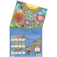 Color My World 2026 Deluxe Wall Calendar