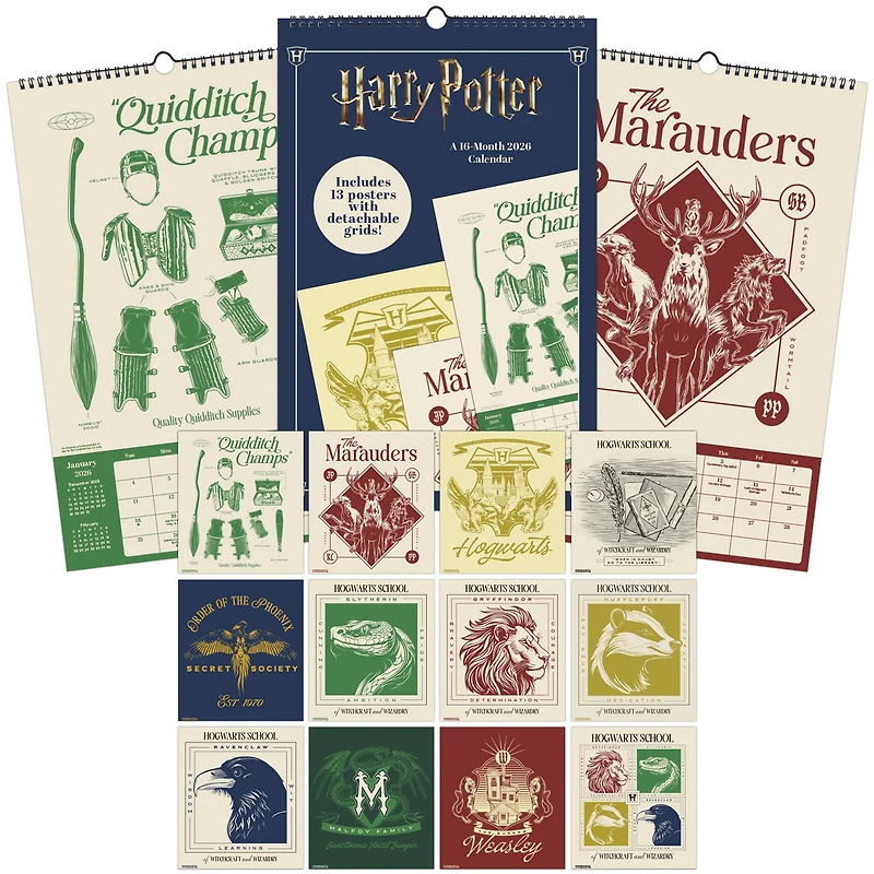Harry Potter 2026 Poster Calendar