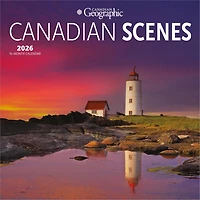 Canadian Geographic Canadian Scenes 2026 Medium Mini Calendar