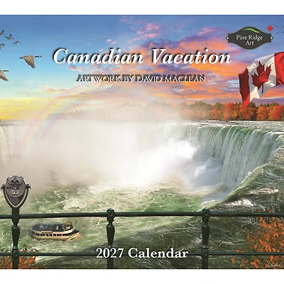 Canadian Vacation 2027 Wall Calendar