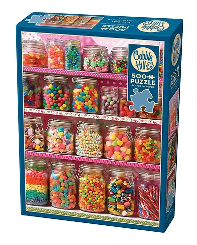 Candy Shelf 500 Piece Puzzle