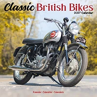 Classic British Bikes 2027 Wall Calendar