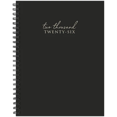Contemporary Black 2026 Weekly Planner Calendar