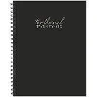 Contemporary Black 2026 Weekly Planner Calendar