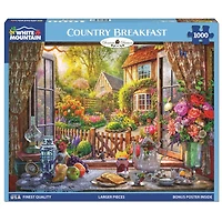 Country Breakfast 1000 Piece Puzzle - Online Only