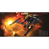 Star Trek Ships Of The Line Wall  2026 Calendar