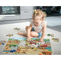 Construction Zone 35 Piece Floor Puzzle