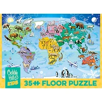 Map of the World 35 Piece Floor Puzzle - Online Only